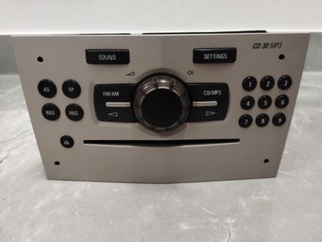 RADIO CD 30 MP3 + WYŚWIETLACZ ZŁOTE OPEL CORSA D 497316088 13254191