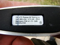 фото thumb №7, Vw passat b7 рейлинг правый