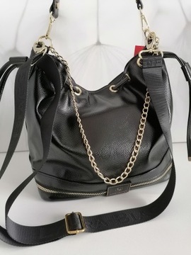 Сумка женская Laura Biaggi Shopper черная