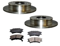 фото thumb №1, Тормозные диски тормозные колодки hyundai atos / prime перед цельные 230mm x 11mm