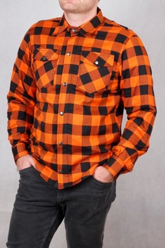 KOSZULA MOTOCYKLOWA HUSAR BLUZA z KEVLAREM męska orange