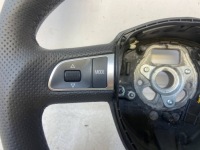 фото thumb №8, Audi a3 s3 руль мульти чёрная кожа карбон 8r0419091ftna obszywana