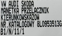 фото thumb №6, Переключатель комбинированный рычаг поворотники vw audi seat skoda 8l0953513g