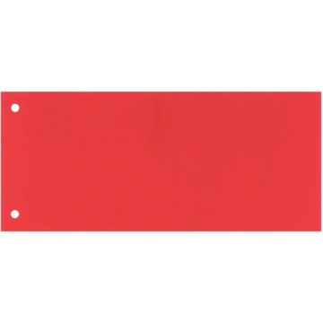 Przekładki kartonowe 1/3 A4 ESSELTE 62444 czerwone