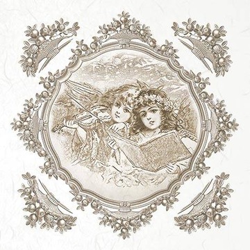 ZESTAW PAPIERÓW RYŻOWYCH ITD RSM058 anioły