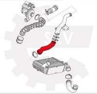 фото thumb №3, Шланг труба інтеркулер audi 100 c4 2.5tdi