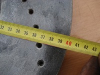 Mercedes w463 w465 диск перед правая левая a4634210500 400 / 38mm jak nowa в Украине, фото thumb