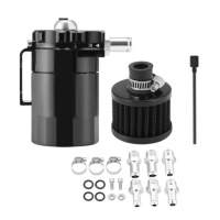 Бак расширительный масла 300ml с фильтром, сепаратор масла к автомобиля 11/13/15mm - чёрный Оригинал, фото thumb