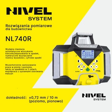 СИСТЕМА NIVEL ЛАЗЕРНЫЙ УРОВЕНЬ NL740R +SJJ32+LS24