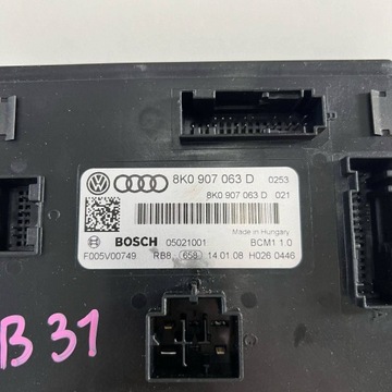 фото thumb №9, Audi a4 b8 a5 8t модуль блок керування комфорту 8k0907063d