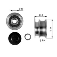 фото thumb №1, Сцепление односторонний генератора nissan kubistar micra iii renault clio