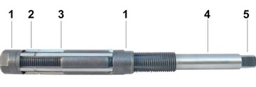 Rozwiertak nastawny ręczny do metalu 33,5 - 38,0mm