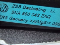 фото thumb №5, Vw tiguan ii 2 рейлінг рейлінги дахові комплект 5na860044 043