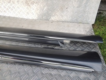 фото thumb №12, Mercedes w205 sedan планка пороговая хром 755