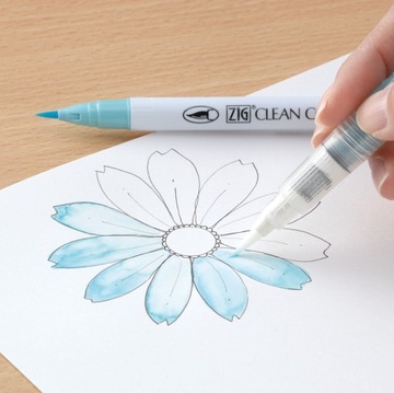 Pisak Zig Clean Color Real Brush - натуральный бежевый