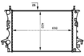 фото thumb №9, Радіаторів двигуна води renault espace iii espace iv laguna ii 1.6-2.0