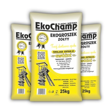 Groszek Plus EkoChamp Желтый 25-27MJ поддон 1т