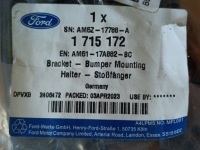 Купити Ford c-max energi 14- c-max 15- напрямна бампера лівий задня am51-17a882-bc, фото thumb