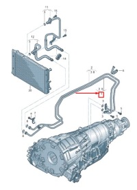 фото thumb №1, Audi q5 8r gearbox oil давление line 8r0317818al