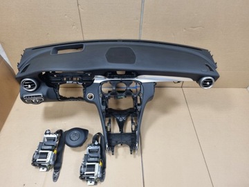 фото thumb №1, Mercedes c-klasa w205 панель консоль air bag ремни оригинальная кожа head up