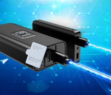 Zestaw LED Tył Przód na USB lampka rowerowa E100