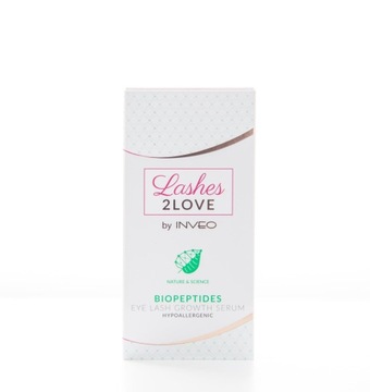 Lashes2love Biopeptydowa odżywka do rzęs innowacyjne naturalne serum