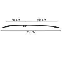 фото thumb №9, Рейлінги дахові чорні ford transit connect rok od 2014 do 2022 l2 довгий