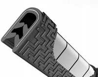 фото thumb №13, Прокладка дверь резиновый zbrojona универсальная защита край краевая 5m