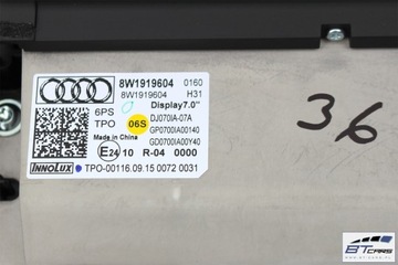 фото thumb №9, Audi a4 a5 набор mmi считыватель + монитор + панель 8w0035652b 8w1919604 8w091