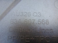 Накладка спойлер бампера задня audi q3 ii 83a807568 Зі Шроту, фото thumb