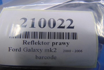 фото thumb №9, Ford galaxy mk2 1.9tdi фара правий
