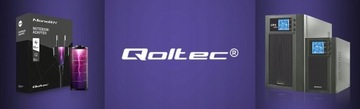Док-станция Qoltec для 2,5-дюймовых/3-дюймовых жестких дисков/твердотельных накопителей.