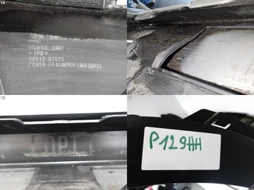 фото thumb №15, Hyundai tucson 3 iii рестайлінг 18-20 накладка спойлер планка w бампер перед