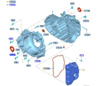 Ущільнювач піввісь коробки 6 speed mid range kuga в Україні, фото thumb