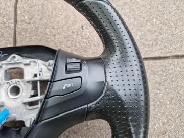 фото thumb №11, Peugeot 208 i 2008 руль кожа мульти 98084115zd красная nić 12-2019