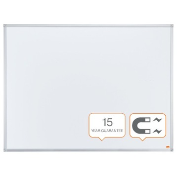 Магнитная доска Nobo Essentials для сухого стирания, алюминиевая рама, 120x90см