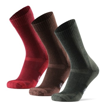 Носки Merino DANISH ENDURANCE, термоактивные, треккинговые, 3 пары, 39–42