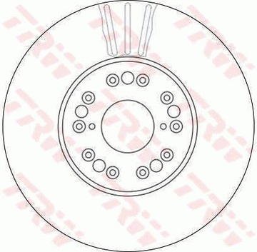 фото thumb №9, Trw диски + гальмівні колодки перед lexus is 200 300 sc 430