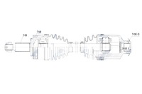 фото thumb №11, Приводной вал приводная правая kia sportage 2.0crdi 4wd 10-16 hyundai ix35