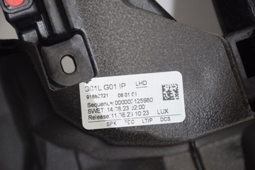 фото thumb №16, Bmw x3 g01 x4 g02 lci рестайлінг панель роздавальна консоль sensatec сірий szew