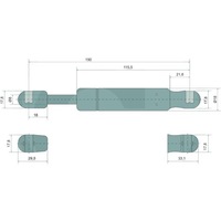 фото thumb №1, Stabilus gasdruckdämpfer 19336099