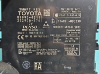 Блок управления модуль smartkey toyota rav4 iv 89990-42111 Доставка, фото thumb