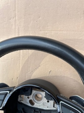 фото thumb №5, Audi q5 sq5 8r 12-16 руль срезанная кожаный лепестки оригинал