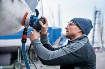 Эксцентриковая шлифовальная машина BOSCH GEX 40-150 L-Boxx