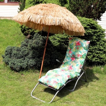 MOCNY LEŻAK SKŁADANY GRAWITACYJNY NA OGRÓD TARAS FOTEL KEMPINGOWY PLAŻOWY