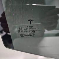 фото thumb №7, Скло дверей праве зад заднє tesla модель x plaid 2022r демонтаж