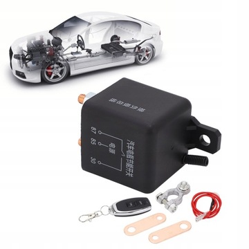 фото thumb №12, Реле автомобільний вимикач акумулятора стартер 12v 200a + pilot