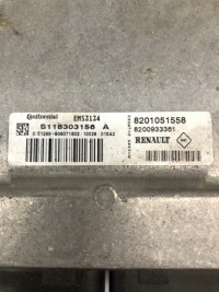 Купить Бортовой компьютер двигателя renault s118303156a 8201051558, фото thumb