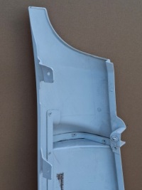 Daf lf euro 6 облицовка уголок кабины левый ветровик белый оригинал 82535067 Доставка, фото thumb