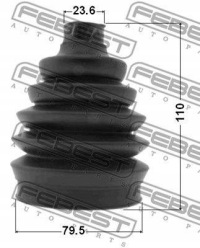 фото thumb №2, Защита шарнир febest 1417p-nactr